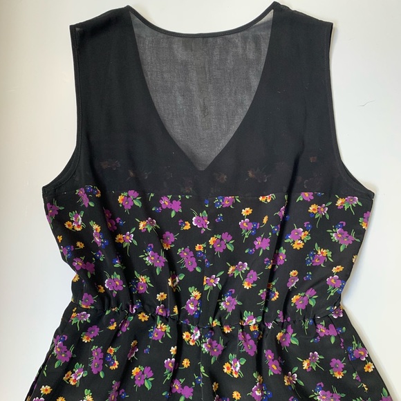 Urban Outfitters Floral Silk ROMPER - Picture 3 of 6